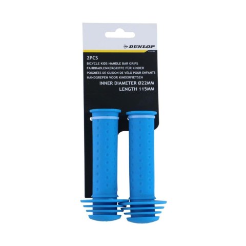 Chwyty rączki do kierownicy 115 mm Dunlop niebieskie 1070896 2114861 Dunlop