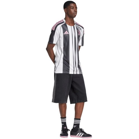 Koszulka męska adidas Juventus Home 25/26 biało-czarna JJ4320 L Adidas
