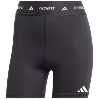 Spodenki damskie adidas TechFit Short czarne IT2275 XS 4" Adidas