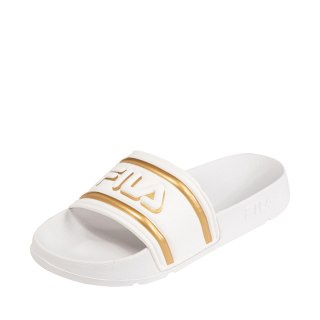 Klapki damskie Fila Morro Bay Logo biało-złote FFW0102 13069 38 Fila