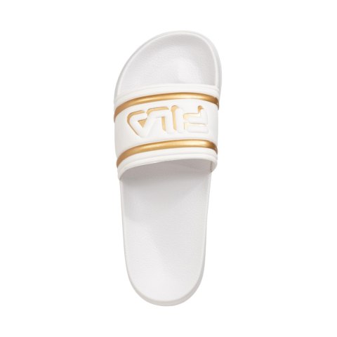 Klapki damskie Fila Morro Bay Logo biało-złote FFW0102 13069 38 Fila