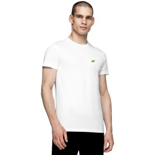 Koszulka męska 4F M3096 biała 4FWSS25TTSHM3096 10S 2XL 4F