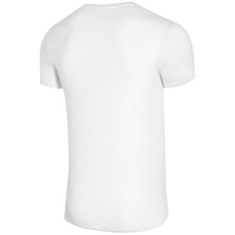 Koszulka męska 4F M3096 biała 4FWSS25TTSHM3096 10S 4XL 4F