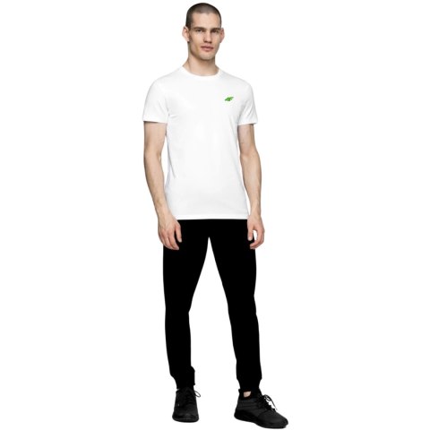 Koszulka męska 4F M3096 biała 4FWSS25TTSHM3096 10S 4XL 4F