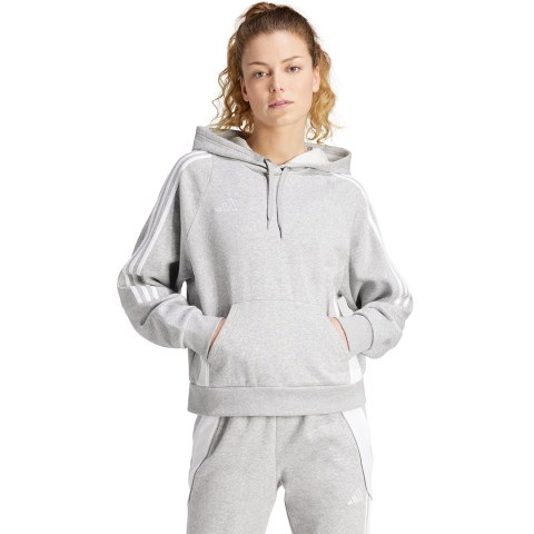 Bluza damska adidas Tiro 24 Hooded szara IR7509 Adidas teamwear Bluza damska adidas Tiro 24 Hooded szara IR7509 Adidas teamwear