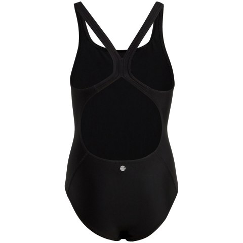 Kostium kąpielowy dla dziewczynki adidas Solid Small Logo czarny HR7477 Adidas Kostium kąpielowy dla dziewczynki adidas Solid Small Logo czarny HR7477 Adidas