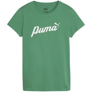 Koszulka damska Puma ESS+Script zielona 679315 86 Puma