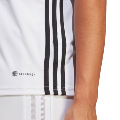 Koszulka damska adidas Tabela 23 Jersey biała H44530 Adidas teamwear Koszulka damska adidas Tabela 23 Jersey biała H44530 Adidas teamwear
