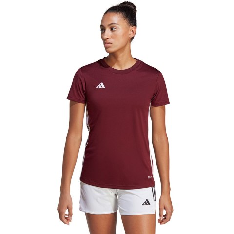 Koszulka damska adidas Tabela 23 Jersey bordowa IB4930 Adidas teamwear Koszulka damska adidas Tabela 23 Jersey bordowa IB4930 Adidas teamwear