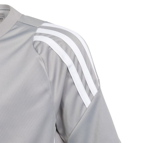 Koszulka dla dzieci adidas Tiro 24 Jersey szara IS1031 Adidas teamwear Koszulka dla dzieci adidas Tiro 24 Jersey szara IS1031 Adidas teamwear