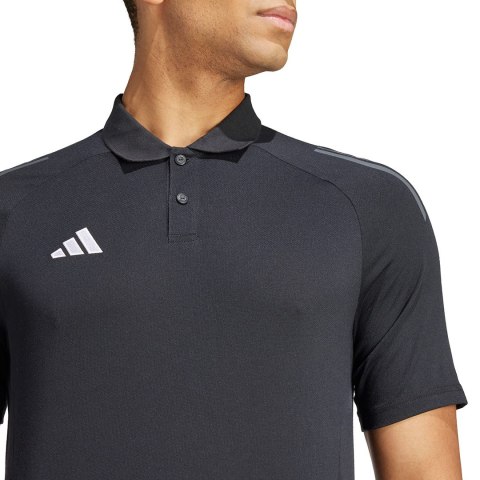 Koszulka męska adidas Tiro 24 Competition Polo czarna IJ8344 Adidas teamwear Koszulka męska adidas Tiro 24 Competition Polo czarna IJ8344 Adidas teamwear