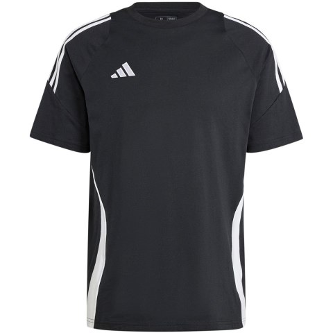 Koszulka męska adidas Tiro 24 Sweat czarna IJ9954 Adidas teamwear Koszulka męska adidas Tiro 24 Sweat czarna IJ9954 Adidas teamwear