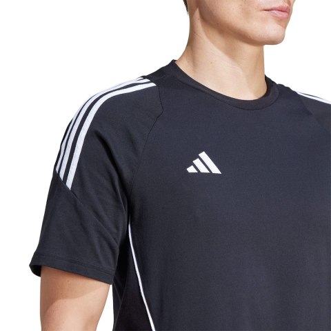 Koszulka męska adidas Tiro 24 Sweat czarna IJ9954 Adidas teamwear Koszulka męska adidas Tiro 24 Sweat czarna IJ9954 Adidas teamwear