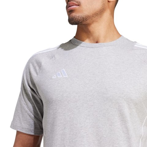 Koszulka męska adidas Tiro 24 Sweat szara IR9348 Adidas teamwear Koszulka męska adidas Tiro 24 Sweat szara IR9348 Adidas teamwear
