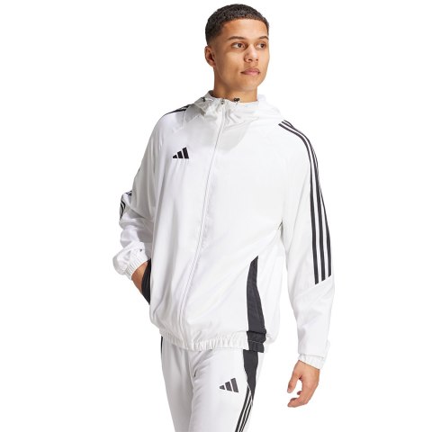 Kurtka męska adidas Tiro 24 biała IM8808 Adidas teamwear Kurtka męska adidas Tiro 24 biała IM8808 Adidas teamwear