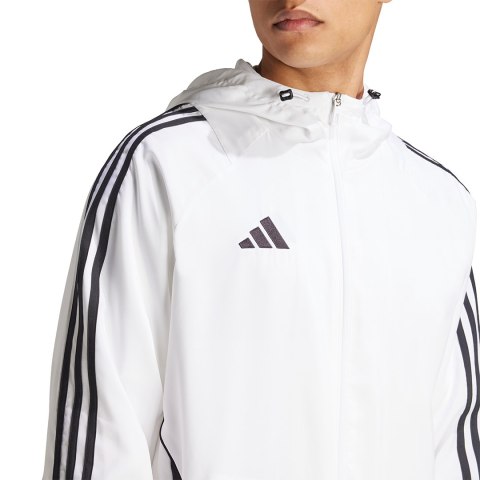 Kurtka męska adidas Tiro 24 biała IM8808 Adidas teamwear Kurtka męska adidas Tiro 24 biała IM8808 Adidas teamwear