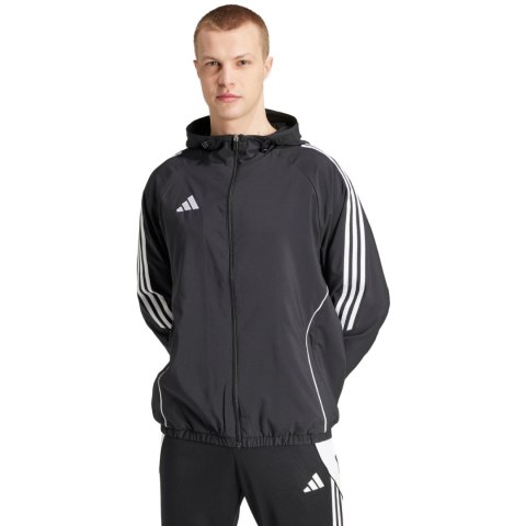 Kurtka męska adidas Tiro 24 czarna IM8806 Adidas teamwear Kurtka męska adidas Tiro 24 czarna IM8806 Adidas teamwear