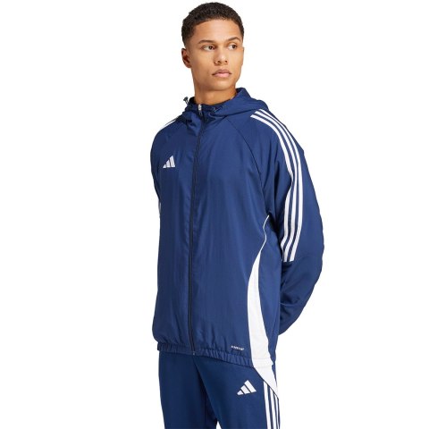 Kurtka męska adidas Tiro 24 granatowa IM8812 Adidas teamwear Kurtka męska adidas Tiro 24 granatowa IM8812 Adidas teamwear