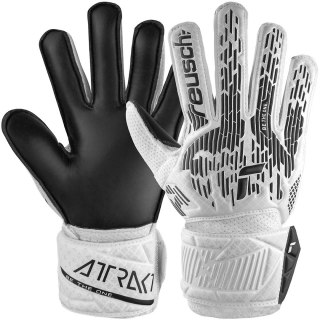 Rękawice bramkarskie Reusch Attrakt Solid Junior biało-czarne 5472016 1101 Reusch