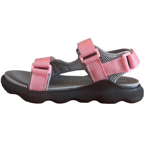 Sandały dla dzieci Lee Cooper szaro-różowe LCW-24-34-2603K Lee Cooper Sandały dla dzieci Lee Cooper szaro-różowe LCW-24-34-2603K Lee Cooper