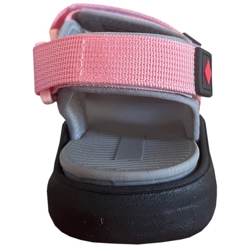 Sandały dla dzieci Lee Cooper szaro-różowe LCW-24-34-2603K Lee Cooper Sandały dla dzieci Lee Cooper szaro-różowe LCW-24-34-2603K Lee Cooper