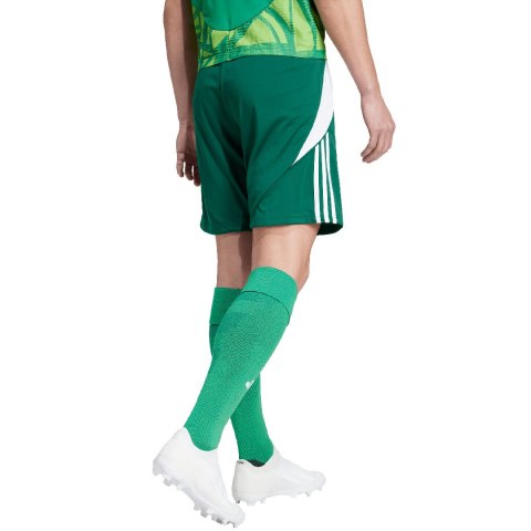 Spodenki męskie adidas Tiro 24 zielone IS1410 Adidas teamwear Spodenki męskie adidas Tiro 24 zielone IS1410 Adidas teamwear