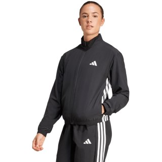 Kurtka damska adidas Train Essentials 3-Stripes czarno-biała JD6539 L Adidas