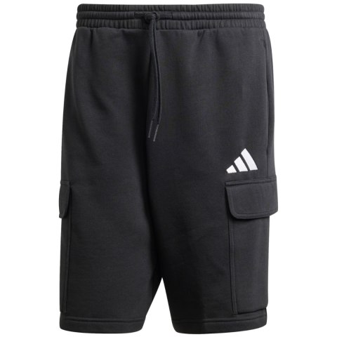 Spodenki męskie adidas Essentials Feelcozy Fleece Cargo czarne JE3869 M Adidas