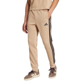 Spodnie męskie adidas Essentials 3-Stripes Fleece beżowe JX0712 S Adidas