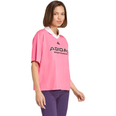 Koszulka damska adidas Tiro Q4 różowa JN2747 L Adidas