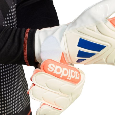 Rękawice bramkarskie adidas Copa Glove Club biało-pomarańczowe JN5339 8,5 Adidas