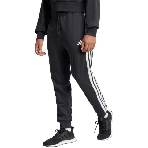 Spodnie męskie adidas Essential 3-Stripes French Terry czarne JD1881 M Adidas