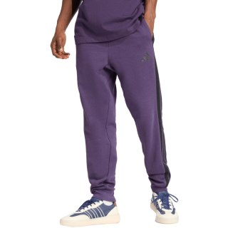Spodnie męskie adidas Essentials 3-Stripes Fleece fioletowe JX0750 S Adidas