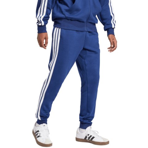 Spodnie męskie adidas Essentials 3-Stripes Fleece niebieskie JD1859 M Adidas