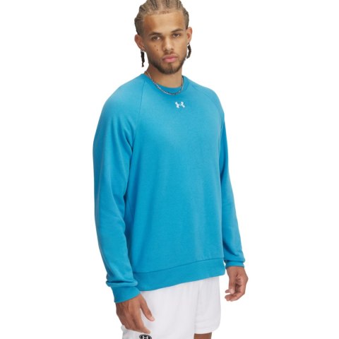 Bluza męska Under Armour Rival Fleece Crew niebieska 1379755 452 L Under Armour