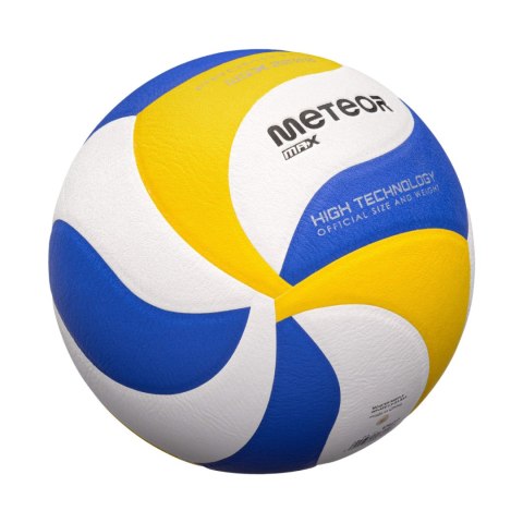 Piłka siatkowa Meteor Max 2000 niebiesko-żółto-biała 17409 5 Meteor