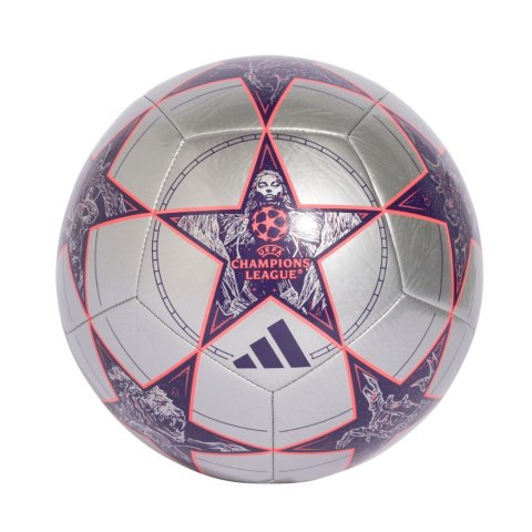 Piłka nożna adidas UCL Club 25/26 League Stage srebrna JP1539 5 Adidas teamwear