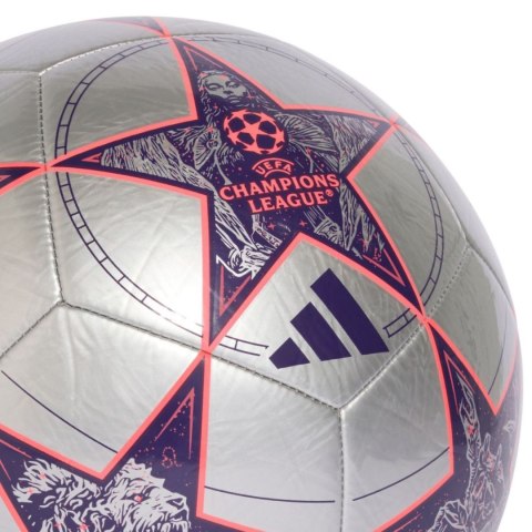 Piłka nożna adidas UCL Club 25/26 League Stage srebrna JP1539 5 Adidas teamwear