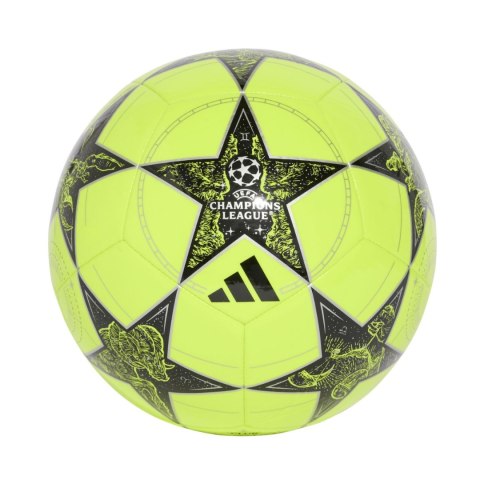 Piłka nożna adidas UCL Club 25/26 League Stage żółto-czarna JP1537 4 Adidas teamwear