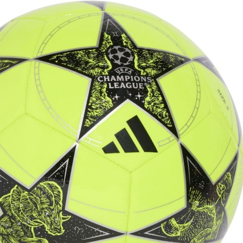 Piłka nożna adidas UCL Club 25/26 League Stage żółto-czarna JP1537 4 Adidas teamwear