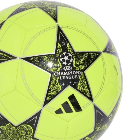 Piłka nożna adidas UCL Club 25/26 League Stage żółto-czarna JP1537 5 Adidas teamwear