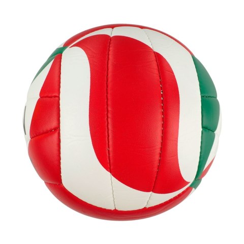 Piłka siatkowa NO10 Smash biało-zielono-czerwona 5 NO10