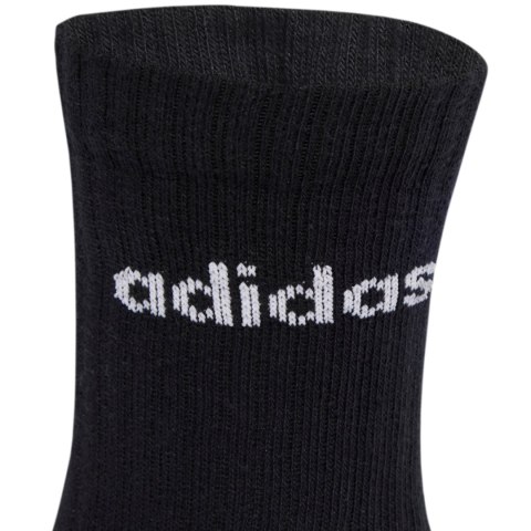 Skarpety adidas Linear Crew Socks Cushioned 6 Pair Pack czarne JL6094 40-42 Adidas