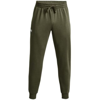 Spodnie męskie Under Armour Rival Fleece Joggers oliwkowe 1379774 390 2XL Under Armour