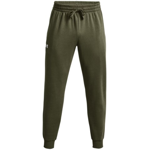Spodnie męskie Under Armour Rival Fleece Joggers oliwkowe 1379774 390 M Under Armour