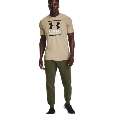Spodnie męskie Under Armour Rival Fleece Joggers oliwkowe 1379774 390 M Under Armour
