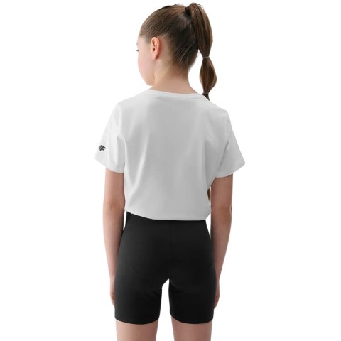 Komplet dla dziewczynki 4F koszulka, spodenki, worek F082 głęboka czerń 4FJWAW25TAPSF082 20S 146-152cm 4F