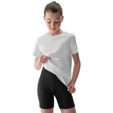 Komplet dla dziewczynki 4F koszulka, spodenki, worek F082 głęboka czerń 4FJWAW25TAPSF082 20S 146-152cm 4F