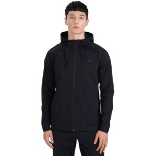 Bluza męska 4F FNK M654 głęboka czerń 4FWMM00TFSWM654 20S 2XL 4F