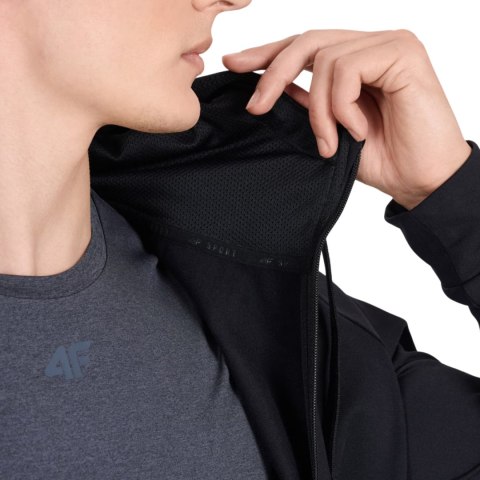 Bluza męska 4F FNK M654 głęboka czerń 4FWMM00TFSWM654 20S 2XL 4F